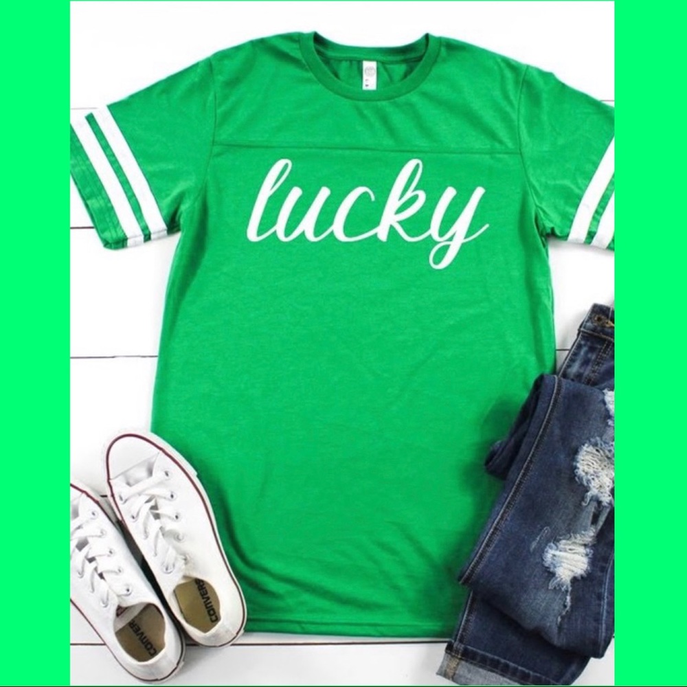 “Lucky” Varsity Tee - St. Patrick’s Day